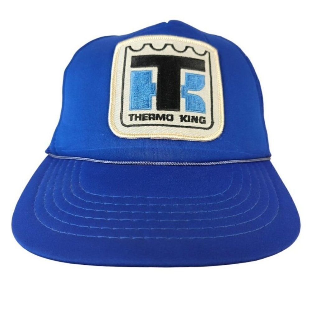 Thermo King Trucker Hat Mens One Size Vintage 80s Industrial Snapback Rope Cap